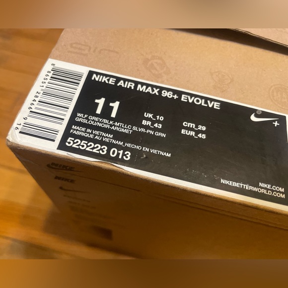 Nike Air Max 96+ EVOLVE US11 EUC - Picture 10 of 14